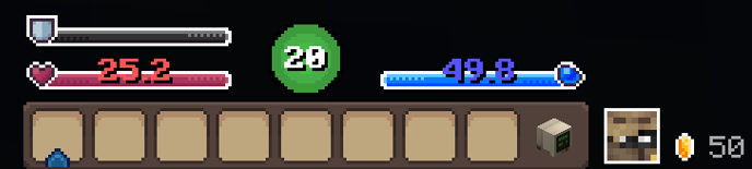 HUD-element på SKYMR